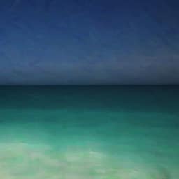 Serene Blue Ocean