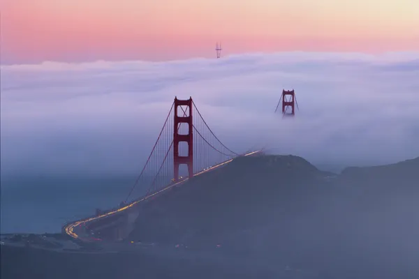 Golden Gate Twilight Fog by DonnaHom APA