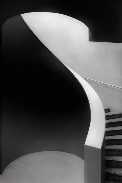 Spiral Staircase Shadows by Olavo Azevedo