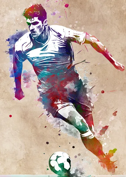 Dynamic Soccer Player by Justyna Jaszke