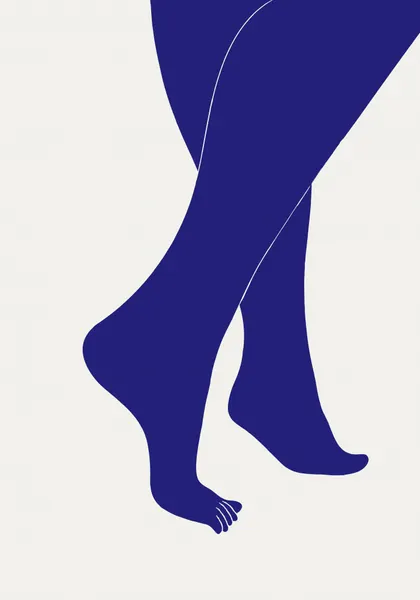 Elegant Blue Legs by Pictufy Studio II