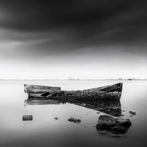 Old Abandoned Boat by George Digalakis