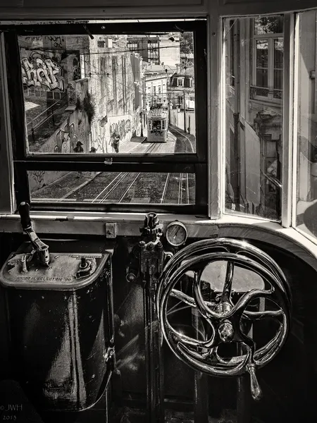 Historic Tram Driver's View by Jerry Hughes