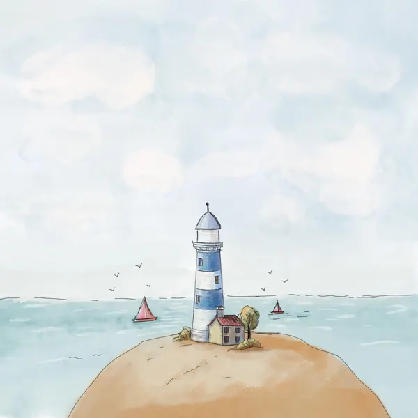 Coastal Lighthouse Home by Xuan Thai