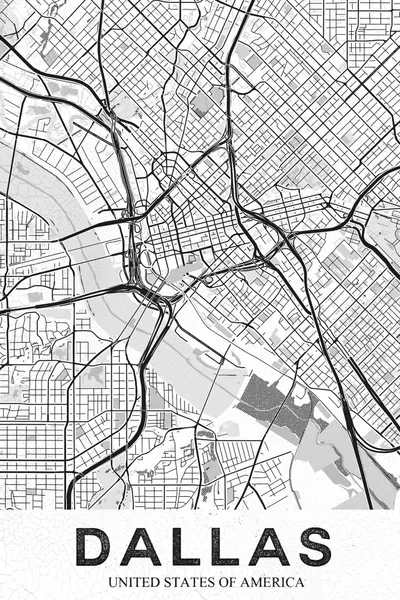 Dallas City Map by StudioSix
