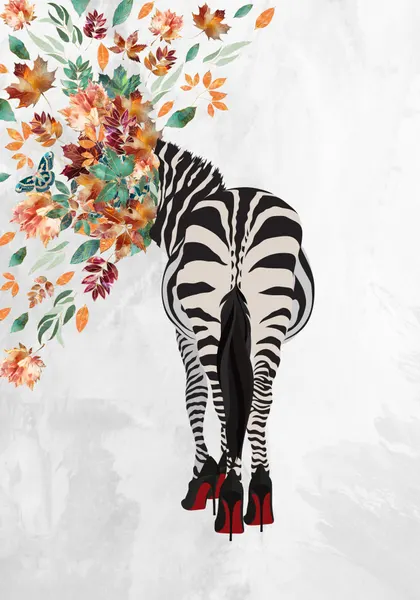 Autumn Zebra Fashion by Sarah Manovski
