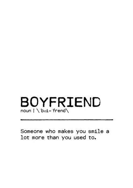 Sweet Boyfriend Definition by Orara Studio
