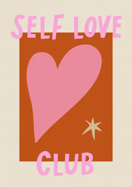 Self Love Club Heart by Talitha McQueen