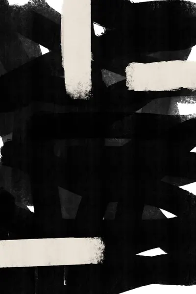 Monochrome Brushstrokes by uplusmestudio