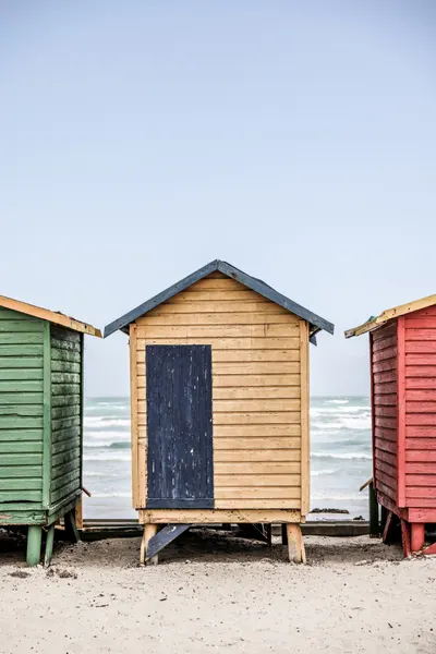 Colorful Beach Huts by Shot by Clint