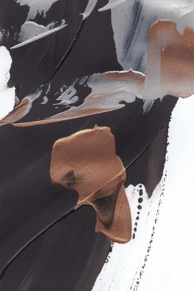 Dynamic Brushstrokes in Brown and Copper by uplusmestudio