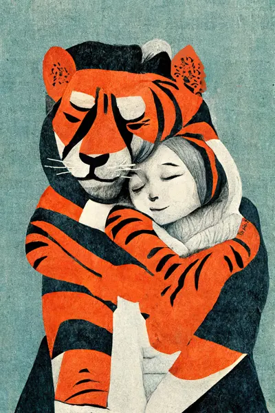 Tiger's Embrace by Treechild