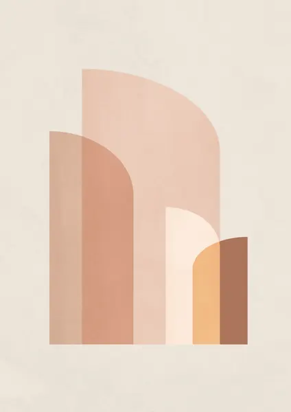 Retro Geometric IV by Kathrin Pienaar
