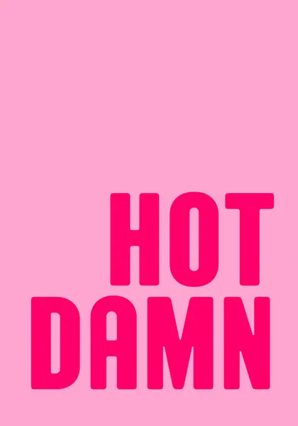 Bold Pink Exclamation by Athene Fritsch