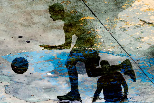 Urban Dribble Silhouette by Raffaele Maglione