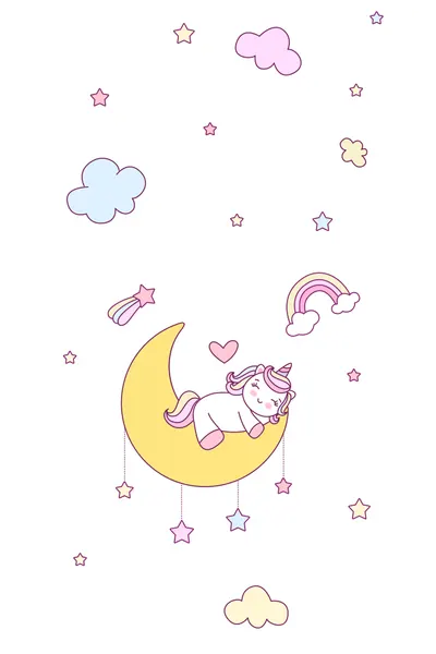 Cute Unicorn Dreams by Xuan Thai