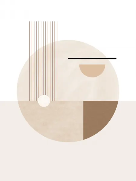 Earthy Tone Geometry by Elena Ristova