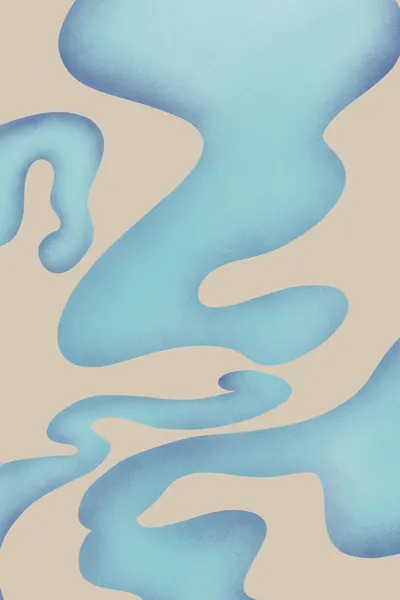 Calm Fluid Shapes by Little Dean