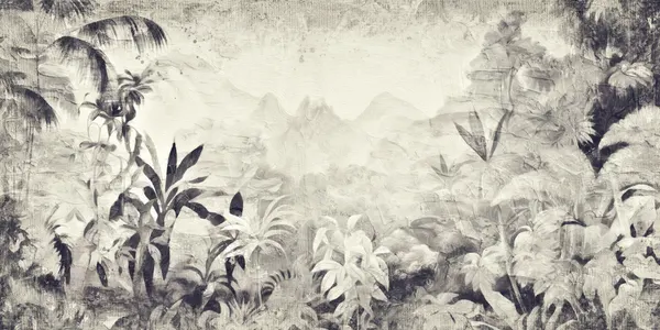 Vintage Jungle Landscape by Rafal Kulik