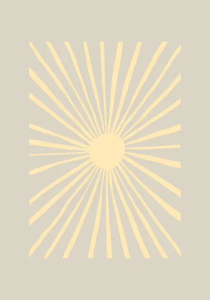 Abstract Sun Glow by Pictufy Studio