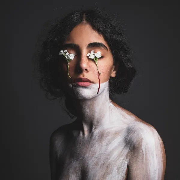 Bleeding Flowers Portrait by Hooman Sedaghi
