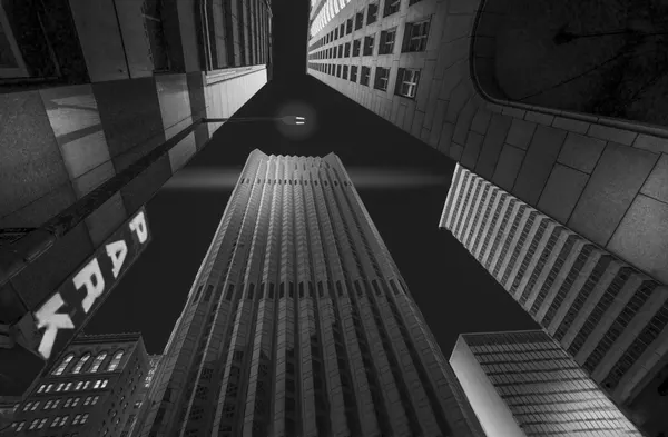 Towering City Night by Jiahong Zeng