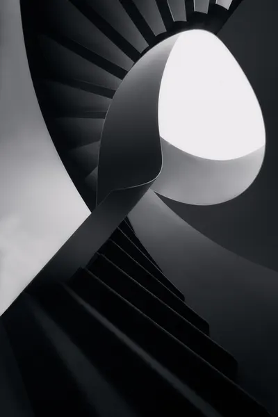 Abstract Spiral Staircase by Olavo Azevedo