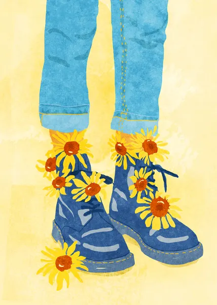 Sunflower Walk by Raissa Oltmanns