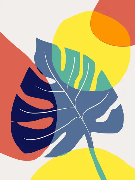 Layered Tropical Leaves by Little Dean