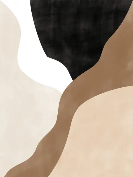 Neutral Organic Shapes by Elena Ristova