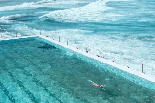 Ocean Pool Swimmer by ByeEye