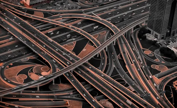 Intricate Urban Interchange by Klaus Tesching