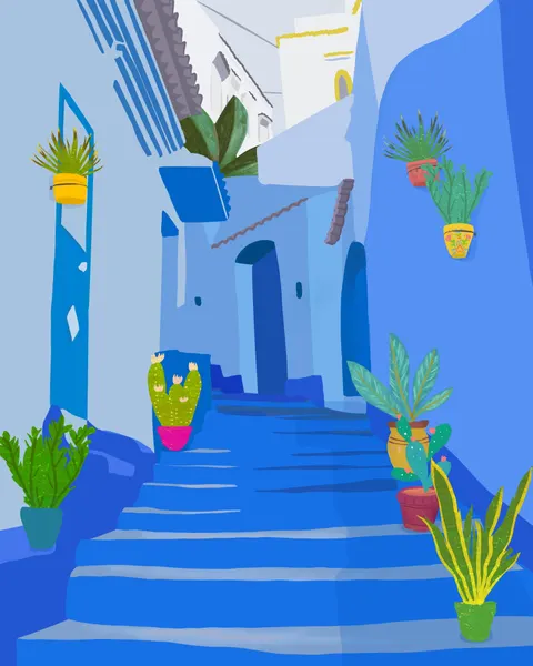 Blue city by Petra Lizde