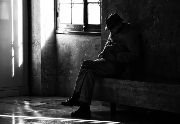 Pensive Man in Sunlight by Fernando Alves