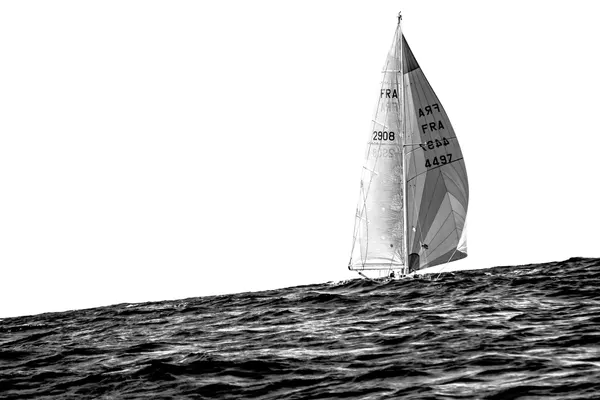 Monochrome Sailing Yacht by Simon Delvoye