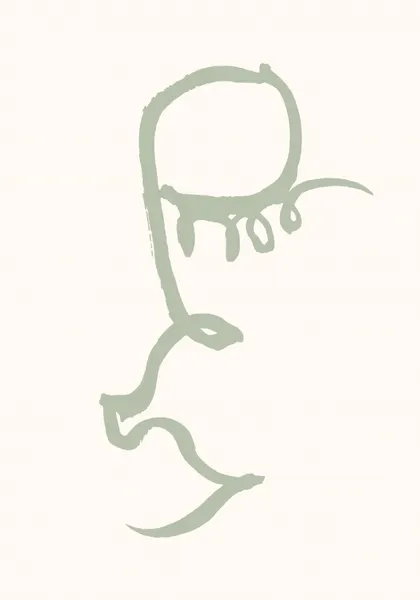 Serene Abstract Profile by Pictufy Studio II