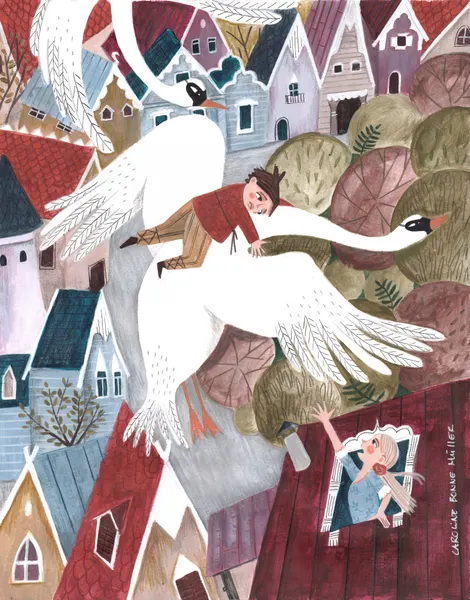 The magical wild geese by Caroline Bonne Müller