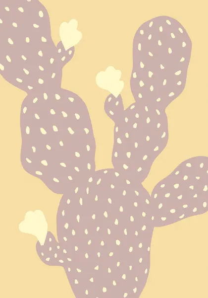 Purple Cactus Bloom by Pictufy Studio