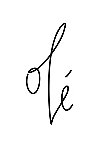 Olé Script Expression by Rosana Laiz Blursbyai
