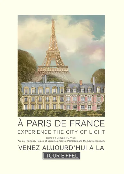 Dreamy Paris City View by Dion Gem