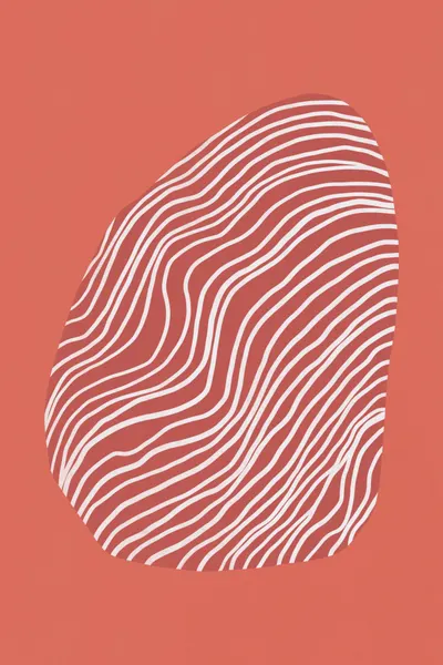Wavy Organic Terracotta by Little Dean