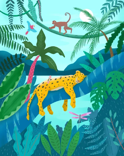 Jungle Leopard by Petra Lizde