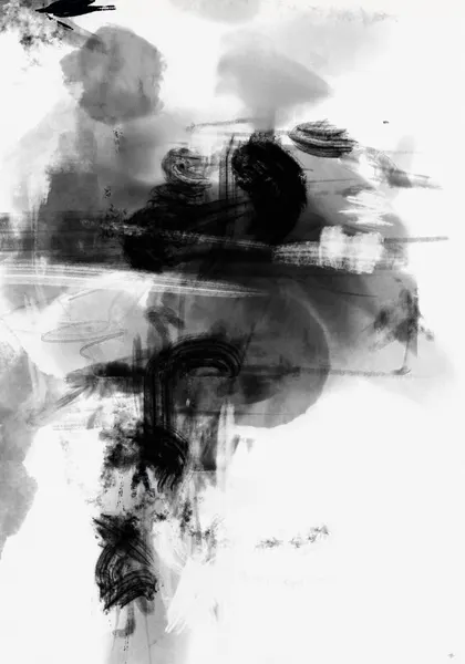Dynamic Monochrome Abstract by Pictufy Studio II