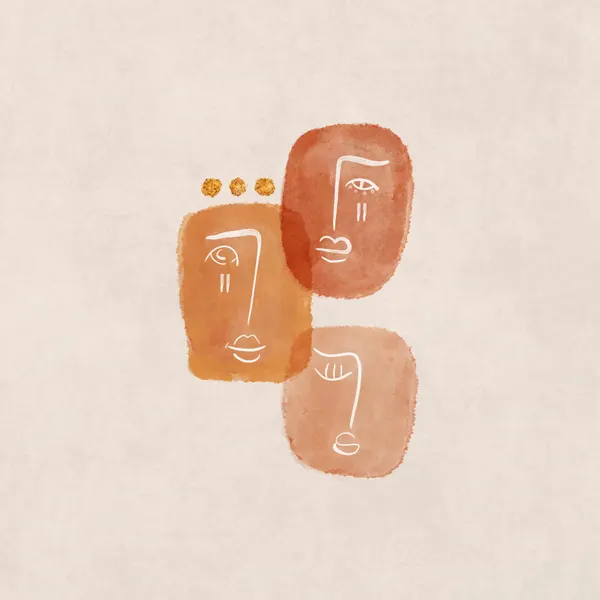 Faces in Harmony by Emel Tunaboylu