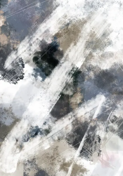 Dynamic Brushstroke Abstract by Pictufy Studio II