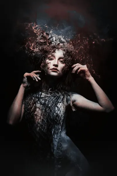 Dark Ethereal Portrait by Klaus Tesching