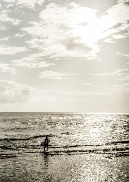 Surfer's Dawn Peace by Shot by Clint
