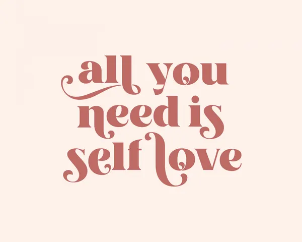 Self Love Typography by KsanaKalpa