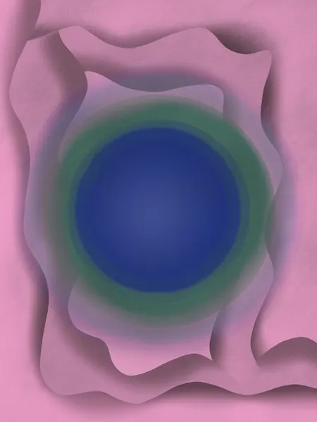 Abstract Pink Blue Depth by Little Dean