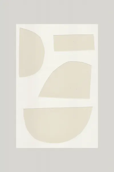 Geometric Shapes In A Monochrome Palette by uplusmestudio